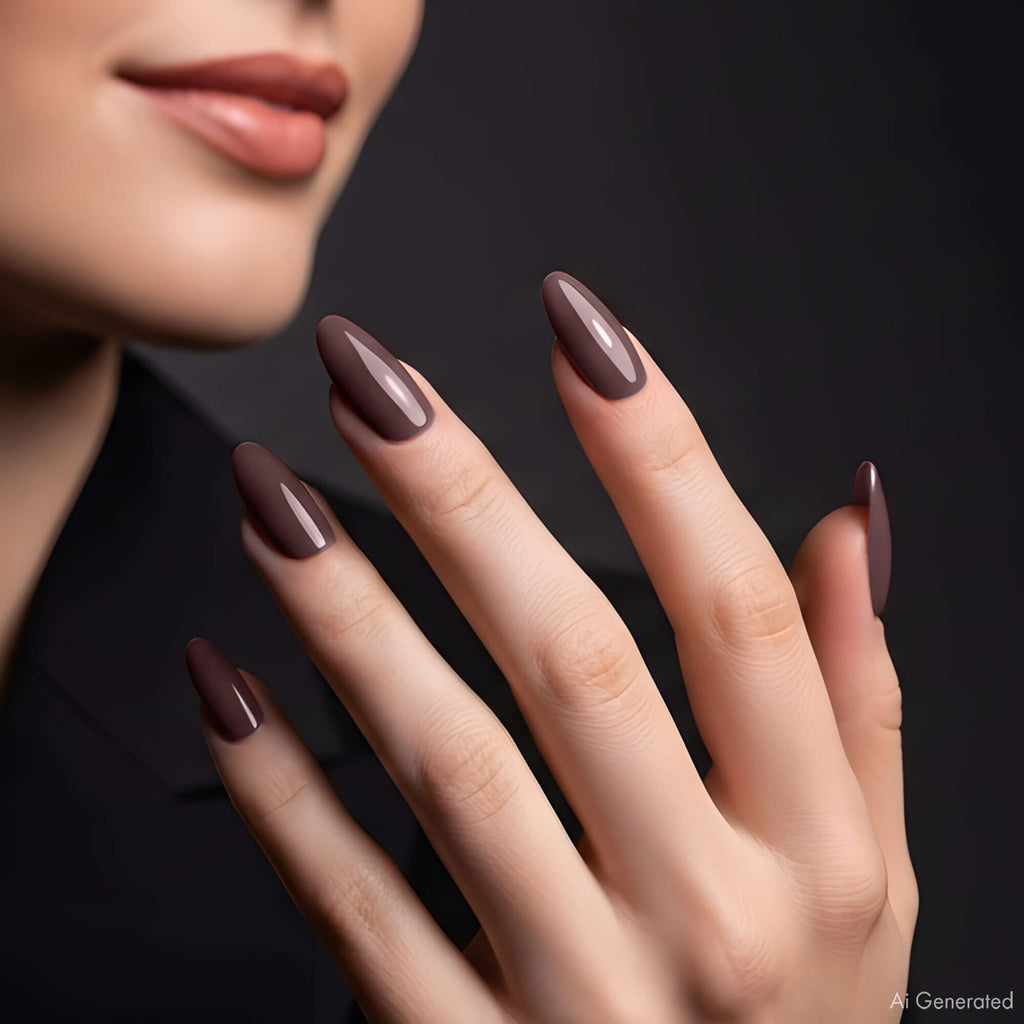Gel Nail Polish - Autumn Brown - DN249 - 7ml - Hema Free