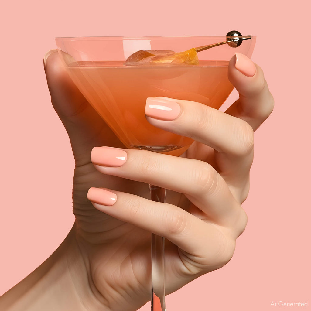 Gel Nail Polish - Apricot Peach - DN260 - 7ml - Hema Free