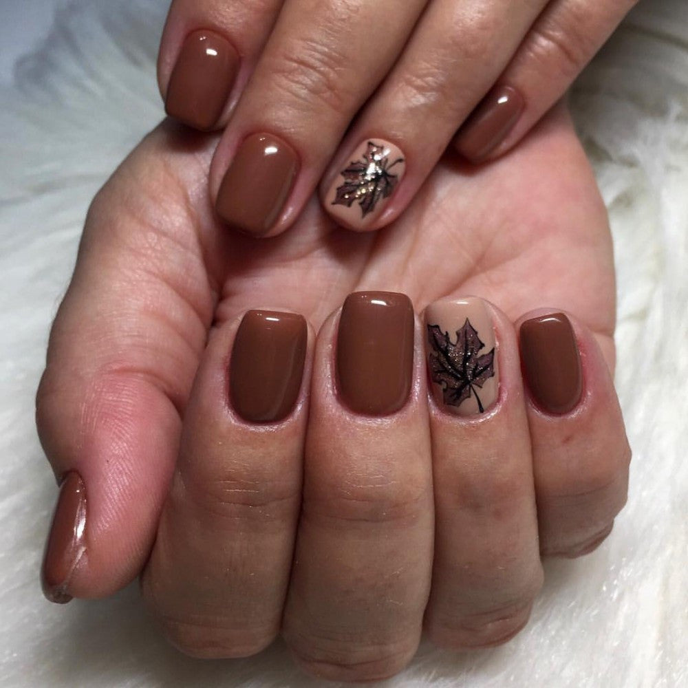 Gel Nail Polish - Autumn Brown - DN249 - 4ml - Hema Free