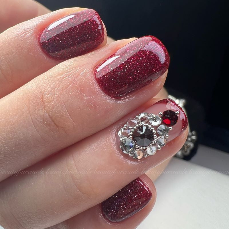 GPMAGIC05 Reflective, Red Glitter Magic 7ml