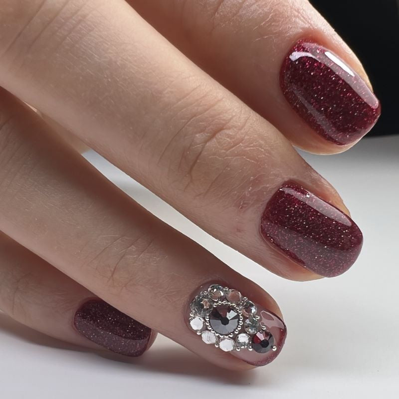 GPMAGIC05 Reflective, Red Glitter Magic 7ml