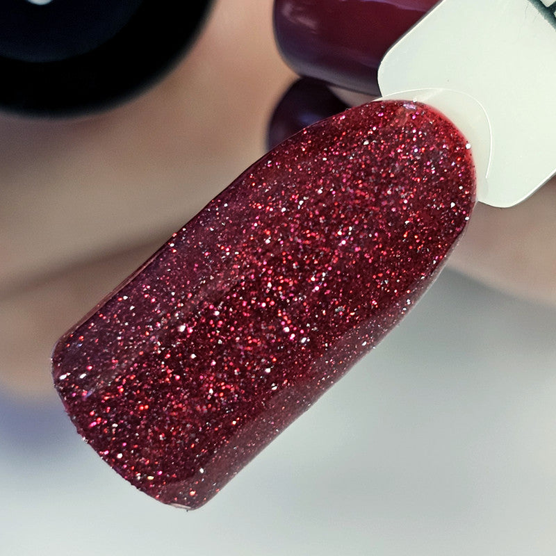 GPMAGIC05 Reflective, Red Glitter Magic 7ml