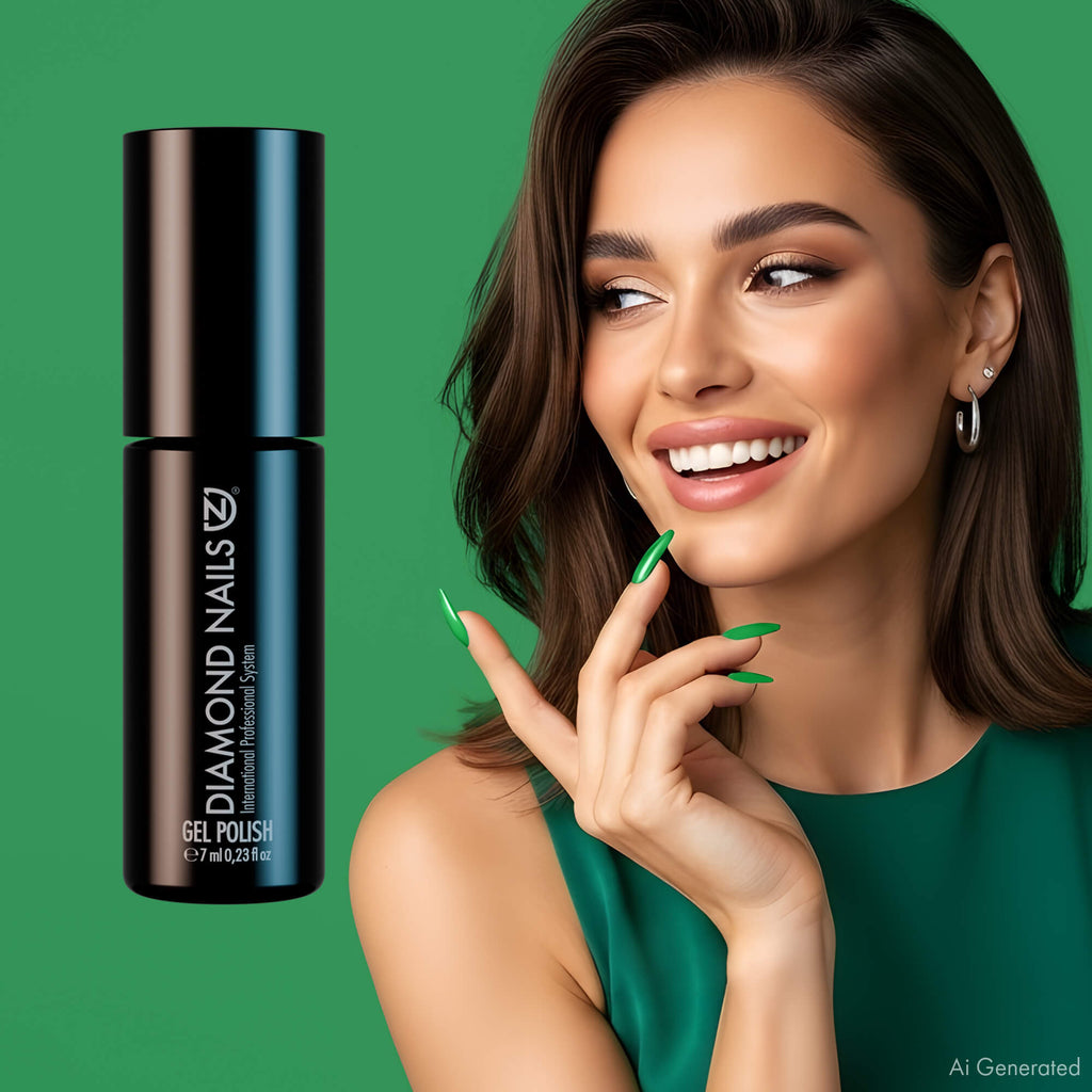 Gel Nail Polish Green- DN020 7ml