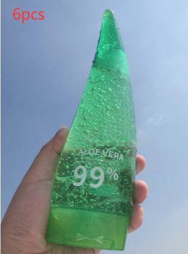 Crema facial hidratante con gel de aloe vera para el cuidado de la piel