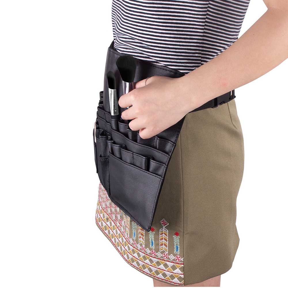 Paléssia | 18-Piece Professional Makeup Brush Set with Belt Case