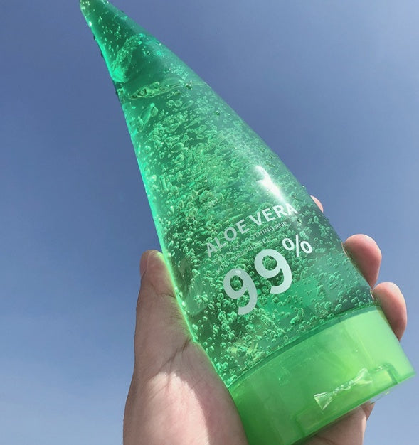 Crema facial hidratante con gel de aloe vera para el cuidado de la piel