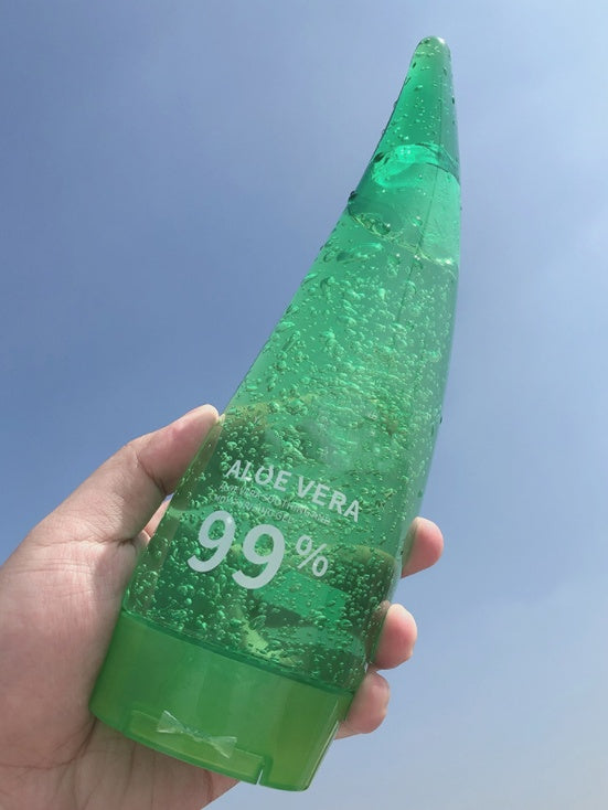 Crema facial hidratante con gel de aloe vera para el cuidado de la piel