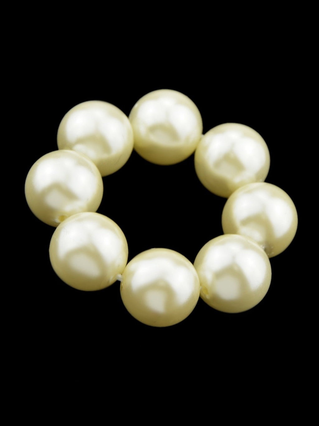 Feelontop Hair Accessories Colorful Beads Elastic Hair Rope Hair Ties Hair Bands