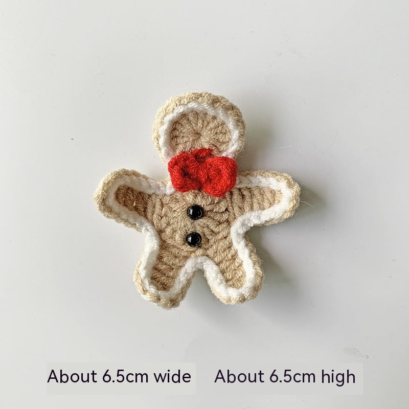 Wool Crocheted Christmas Hair Accessories