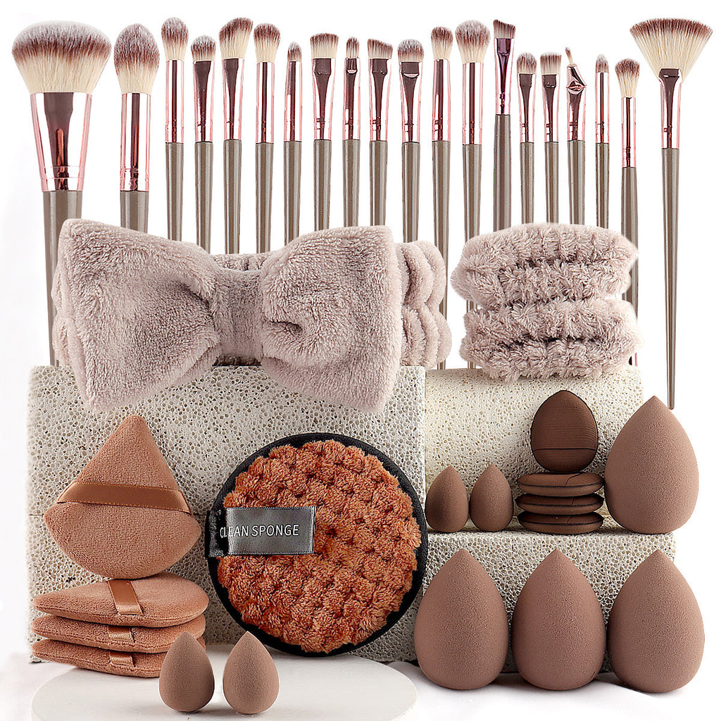 40pcs  Beauty Tools Major Combination Suit Face Wash Makeup Full Set