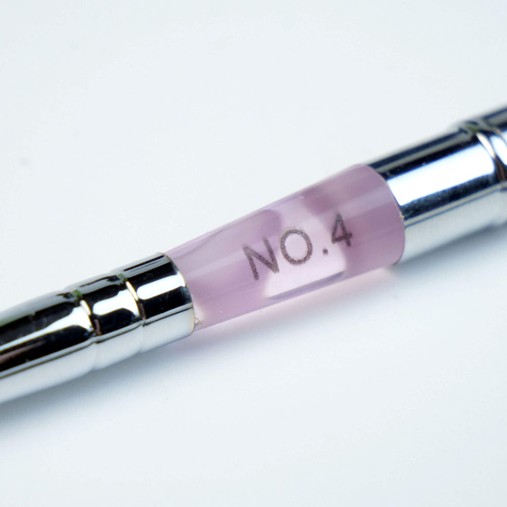 Acrylic Brush #4 with Metal Ferrule