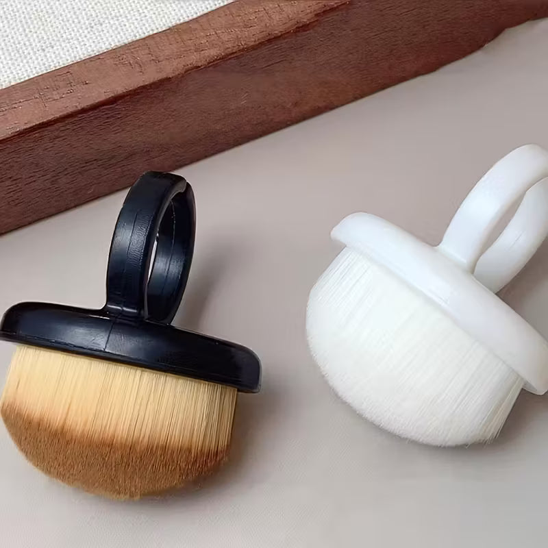 Dust Remover Brushes Ring-Shaped Manicure & Pedicure Tool with Soft Bristles-0
