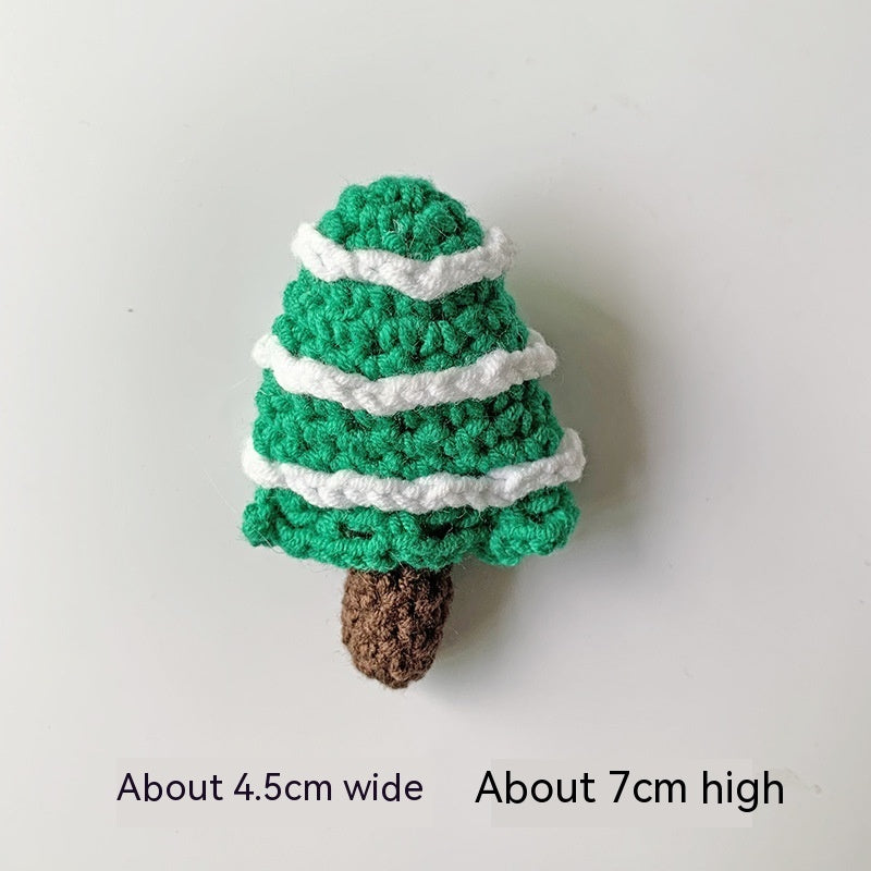 Wool Crocheted Christmas Hair Accessories