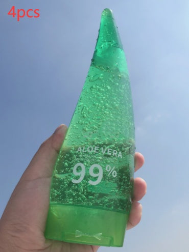 Crema facial hidratante con gel de aloe vera para el cuidado de la piel