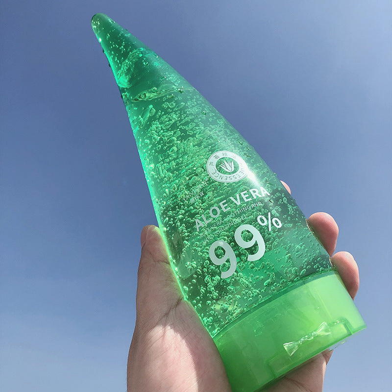 Crema facial hidratante con gel de aloe vera para el cuidado de la piel