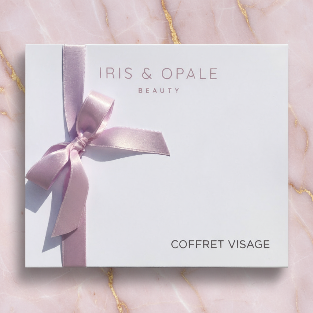Coffret Galaxie visage | Iris & Opale Beauty. Découvrez nos 15 soins visage emblématiques en format mini. Aux pierres fines et aux extraits végétaux bio. Pour tous les types de peau. Idée cadeau.