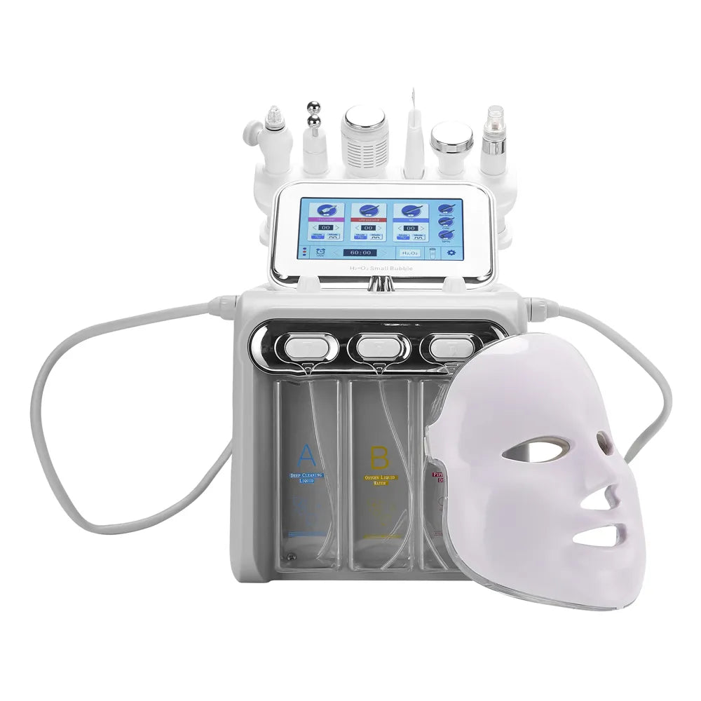 7-in-1 Water Dermabrasion Machine: Deep Cleansing & Hydro Diamond Facial