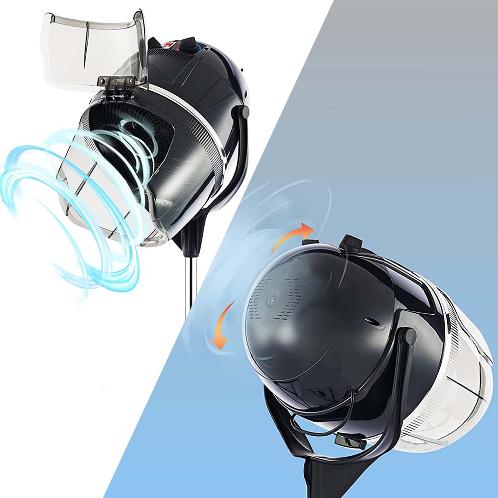 Hair dryer hood stand