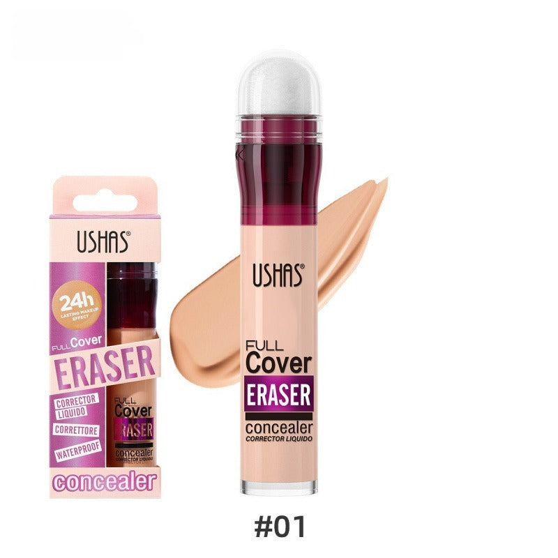 12 Colors Sponge Head Liquid Foundation Makeup Liquid Concealer Long Lasting Smear-proof Makeup Waterproof Concealer