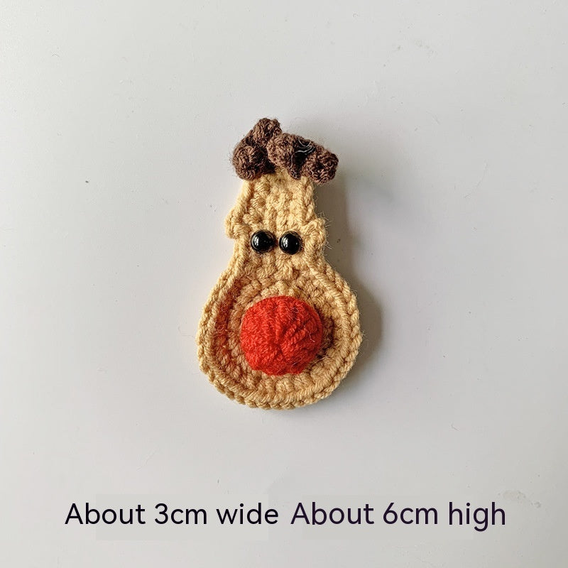 Wool Crocheted Christmas Hair Accessories